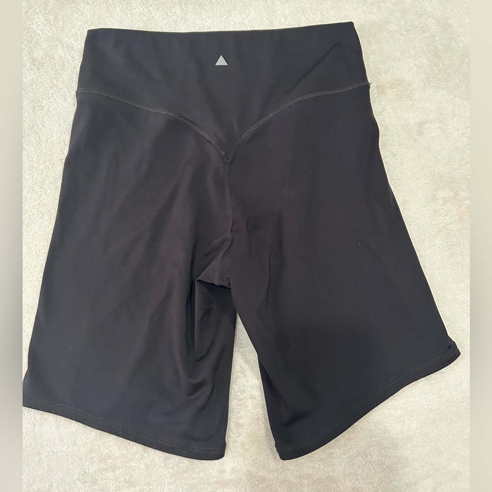 Balance Athletica/Vitality Black High Waisted biker shorts - Picture 2 of 3
